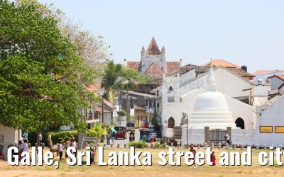 Galle, Sri Lanka street and city impressions 27.02.2024