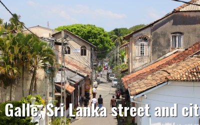 Galle, Sri Lanka street and city impressions 27.02.2024