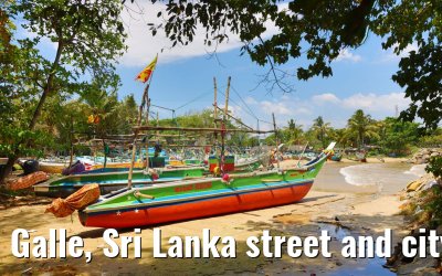 Galle, Sri Lanka street and city impressions 27.02.2024