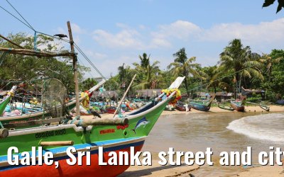 Galle, Sri Lanka street and city impressions 27.02.2024