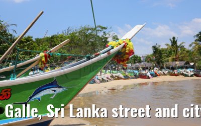 Galle, Sri Lanka street and city impressions 27.02.2024