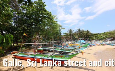 Galle, Sri Lanka street and city impressions 27.02.2024