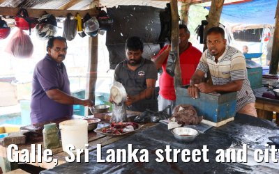 Galle, Sri Lanka street and city impressions 27.02.2024