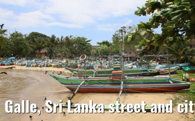 Galle, Sri Lanka street and city impressions 27.02.2024
