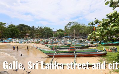 Galle, Sri Lanka street and city impressions 27.02.2024