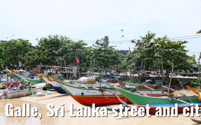 Galle, Sri Lanka street and city impressions 27.02.2024