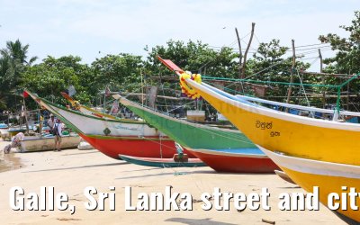 Galle, Sri Lanka street and city impressions 27.02.2024