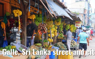 Galle, Sri Lanka street and city impressions 27.02.2024