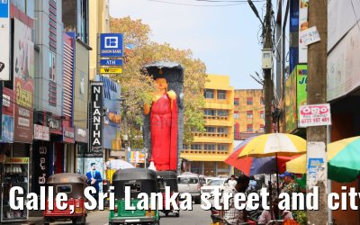 Galle, Sri Lanka street and city impressions 27.02.2024