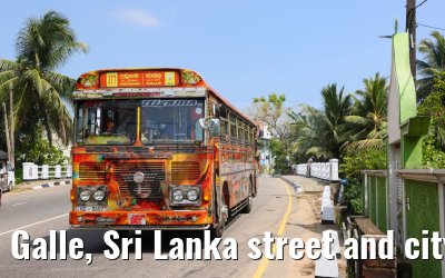 Galle, Sri Lanka street and city impressions 27.02.2024