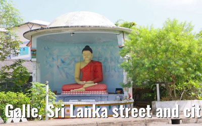 Galle, Sri Lanka street and city impressions 27.02.2024