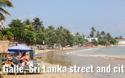 Galle, Sri Lanka street and city impressions 27.02.2024