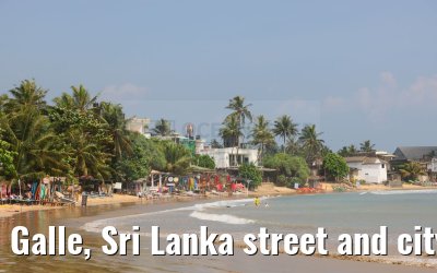 Galle, Sri Lanka street and city impressions 27.02.2024