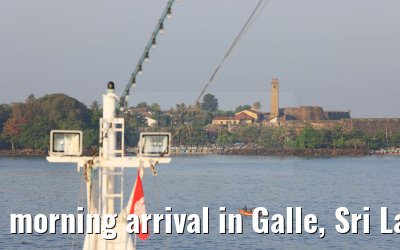 morning arrival in Galle, Sri Lanka 27.02.2024