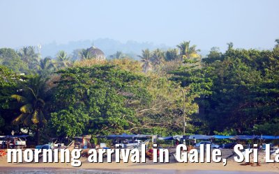 morning arrival in Galle, Sri Lanka 27.02.2024