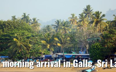 morning arrival in Galle, Sri Lanka 27.02.2024