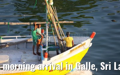 morning arrival in Galle, Sri Lanka 27.02.2024