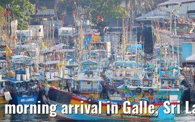 morning arrival in Galle, Sri Lanka 27.02.2024