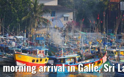 morning arrival in Galle, Sri Lanka 27.02.2024