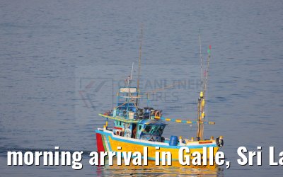 morning arrival in Galle, Sri Lanka 27.02.2024
