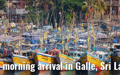 morning arrival in Galle, Sri Lanka 27.02.2024