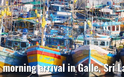 morning arrival in Galle, Sri Lanka 27.02.2024