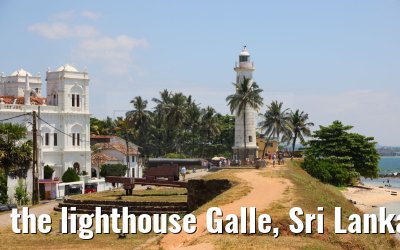 the lighthouse Galle, Sri Lanka 27.02.2024