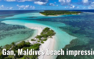 Gan, Maldives beach impressions