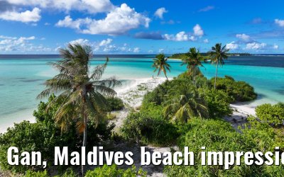 Gan, Maldives beach impressions