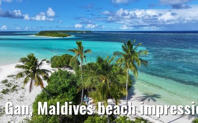 Gan, Maldives beach impressions
