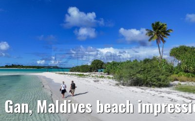 Gan, Maldives beach impressions