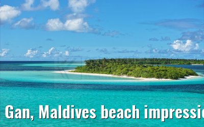 Gan, Maldives beach impressions