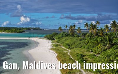 Gan, Maldives beach impressions