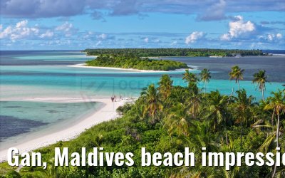 Gan, Maldives beach impressions