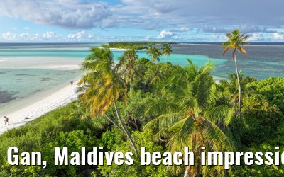 Gan, Maldives beach impressions