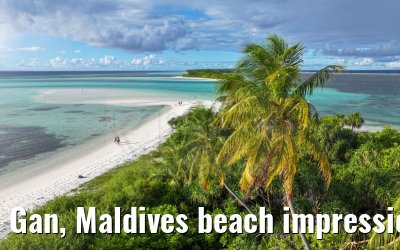 Gan, Maldives beach impressions