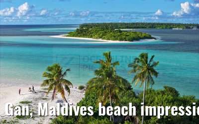 Gan, Maldives beach impressions