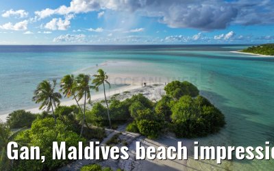 Gan, Maldives beach impressions