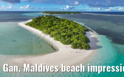 Gan, Maldives beach impressions