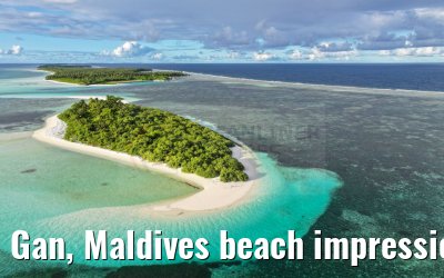 Gan, Maldives beach impressions