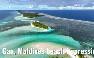 Gan, Maldives beach impressions