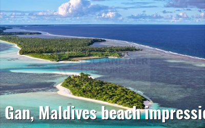 Gan, Maldives beach impressions