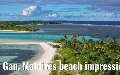 Gan, Maldives beach impressions
