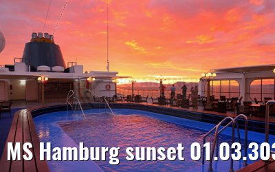 MS Hamburg sunset 01.03.3035