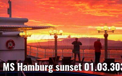 MS Hamburg sunset 01.03.3035