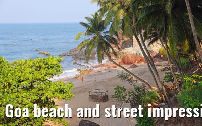 Goa beach and street impressions 03.03.2024