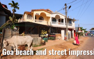 Goa beach and street impressions 03.03.2024