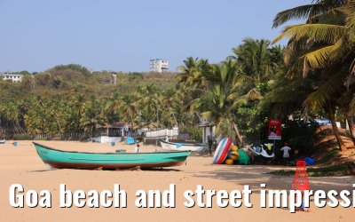 Goa beach and street impressions 03.03.2024