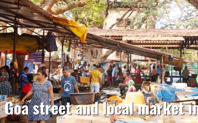 Goa street and local market impressions 03.03.2024