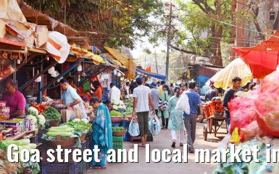 Goa street and local market impressions 03.03.2024